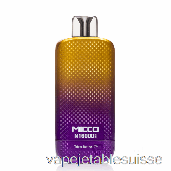 Vape Suisse Horizontech Micco N16000 Triple Baies Jetables